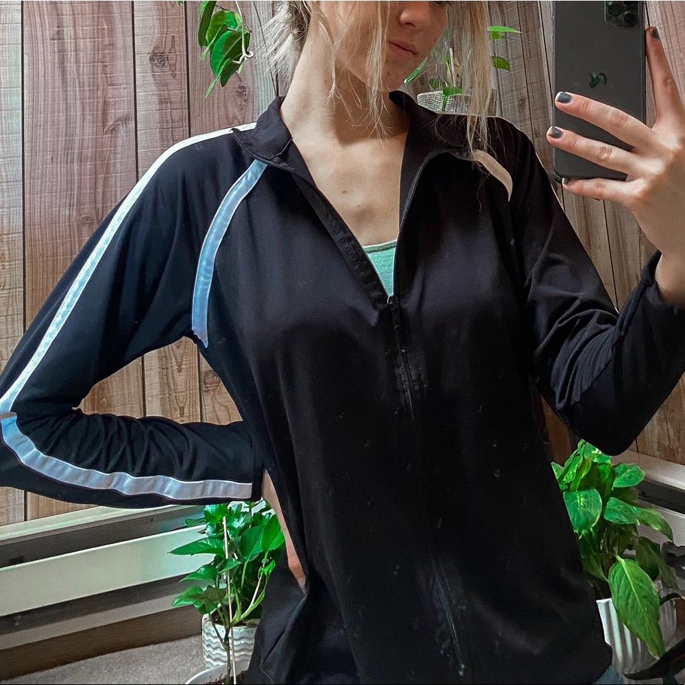 Black and white sports jacket Ladies medium